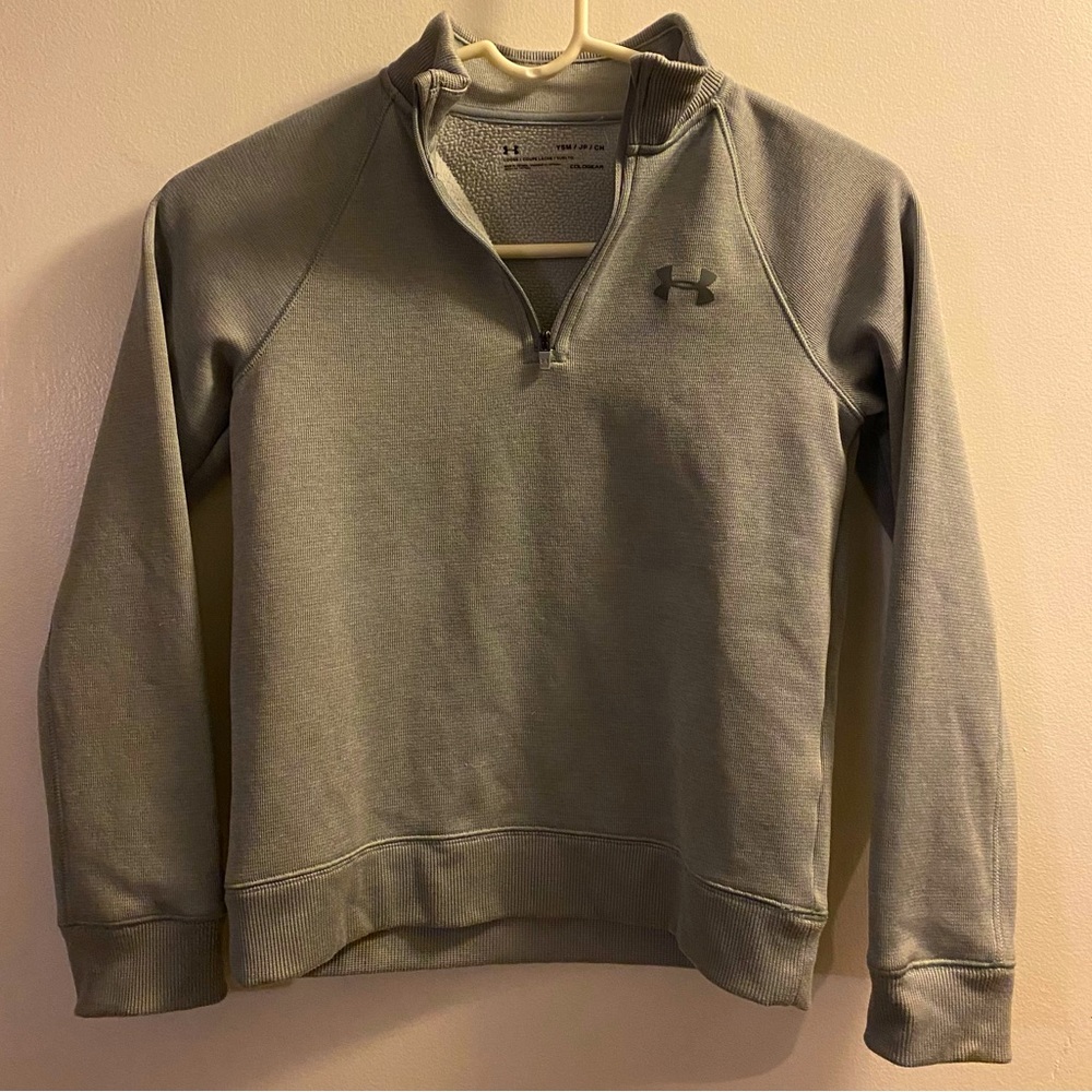 Under Armour Cold Gear quarter zip fleece, Boys Medium